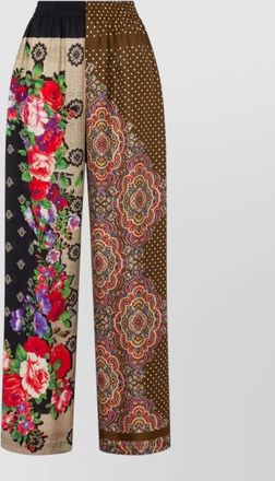 Moschino silk wide-leg trousers