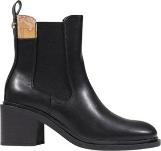 Alviero Martini 1A Classe Z 1258 300B Enkellaarsjes - Dames - Laarzen met Hak - Zwart - 41 EU - Schoenen