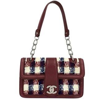 Chanel Pre-owned Vintage Schoudertas - Dames - Pre-owned - Rood - Maat: ONE Size Leer