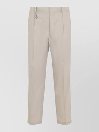 Prada tailored trousers belt loops side pockets