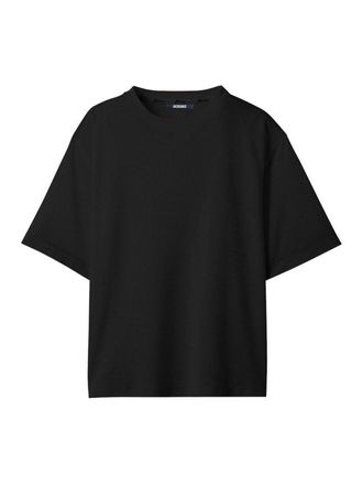 Jacquemus T-Shirt In Black Crew Neck