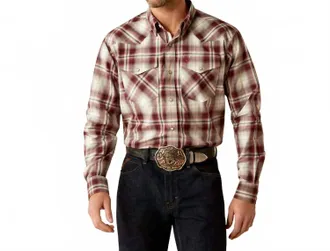 Ariat Walt Classic Fit Shirt In Red