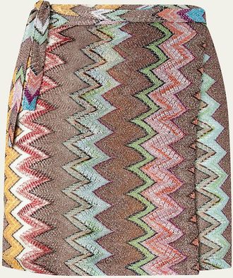 Missoni Zig-Zag Beach Mini Skirt