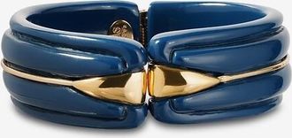 Gas Bijoux Manschette aus Acetat mit goldener Raute Ecume