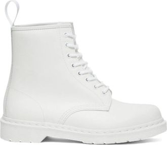 Dr. Martens 1460 Mono Veterlaarzen - Dames - Veterlaarzen - Wit - 41 EU - Leer - Schoenen