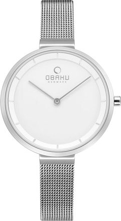 Obaku Womens Classic White Dial Watch