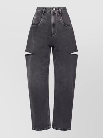 Maison Margiela high waist five pocket tapered trousers