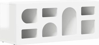 vidaXL Mueble De Tv Brillante 100 X 35 X 40 Cm Madera De Ingenier&iacute;a Vidaxl