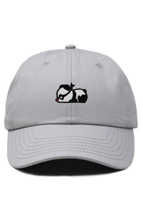 Dalix Pandit Panda Dad Cap in Gray at Nordstrom