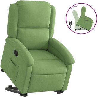 vidaXL Sill&oacute;n Reclinable Elevable Terciopelo Verde Claro Vidaxl