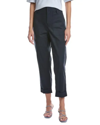 Vince Linen-Blend Utility Pant