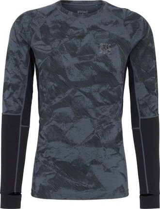 Stoic MerinoMesh150 SadjemSt. L/S Merinoshirt f&uuml;r Herren | blau