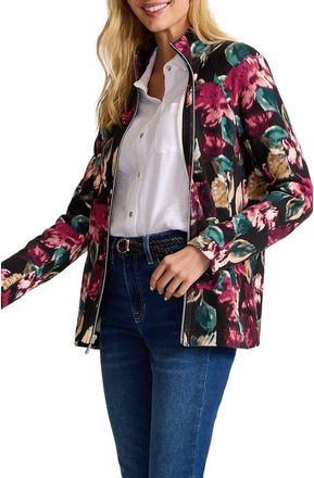 Tommy Bahama Aruba Jeweled Blooms Corduroy Jacket in Black at Nordstrom, Size X-Small