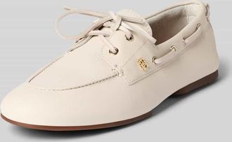Tommy Hilfiger Loafer aus echtem Leder in Offwhite, Gr&ouml;&szlig;e 36