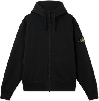 Stone Island Heren, Sweatshirts & Hoodies, Zwart, Maat: M Katoen