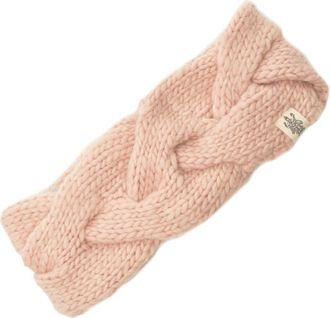 Nirvanna Designs Braided Headband in Pink Quartz at Nordstrom