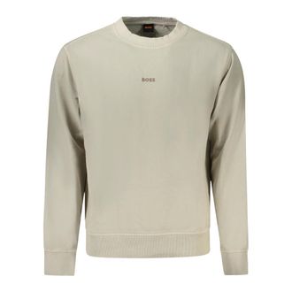 HUGO BOSS Hoodies & sweatvesten, Heren, Beige, L, Sweatshirts