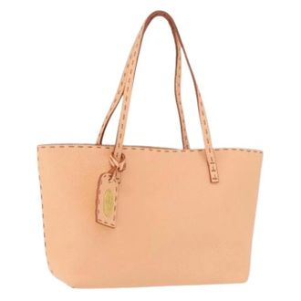 Fendi Pre-owned Vintage Tote Bag - Dames - Vintage Shopper - Oranje - ONE Size - Leer - Vintage
