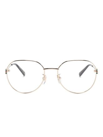 Gucci pantos-frame glasses - women - Metal - 55 - Black