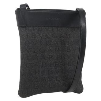 Bulgari Borsa a spalla in tela Pre-owned - - Pre-owned - Donna - Nero - ONE SIZE