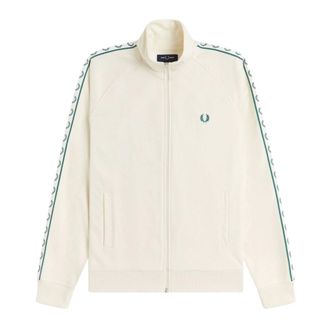 Fred Perry Heren, Sweatshirts & Hoodies, Beige, Maat: XL Katoen