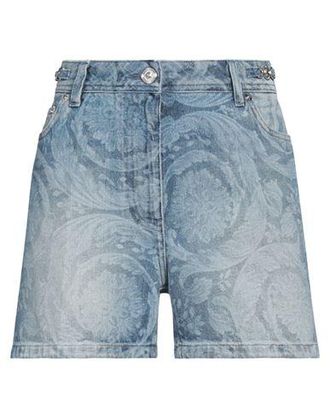 Versace BOTTOMWEAR - Denim shorts on YOOX.COM