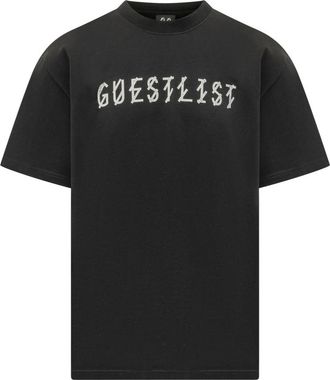 44 Label Group Guestlist Tee - Heren - T-shirts - Zwart - S - Katoen - Tops