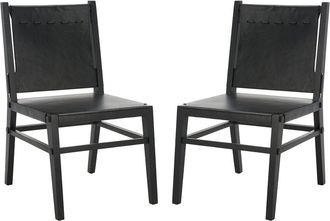 Safavieh Couture Catriella Leather Dining Chair