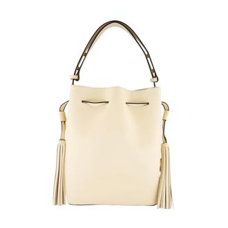 Valentino Garavani So Seau Shoulder Bag - female - Valentino Garavani - Bucket Bags - Beige - ONE SIZE - Bags