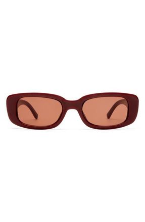 AIRE Ceres 51mm Rectangular Sunglasses in Burgundy /Burgundy Mono at Nordstrom