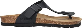 Rohde slipper - Dames - Slippers - Zwart - 37 EU - Leer - Schoenen