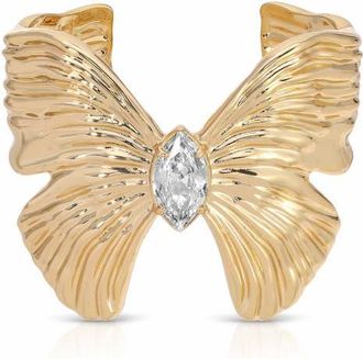 Ettika Fluttering Glow Cuff Bracelet in Gold at Nordstrom