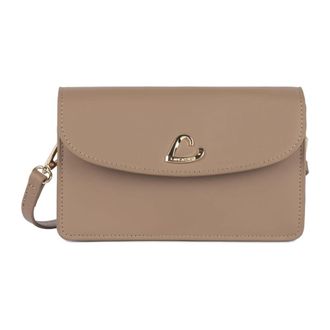 Lancaster Paris Philos Pochette - Dames - Schoudertassen - Beige - ONE Size - Leer - Tassen