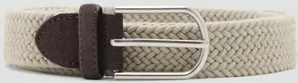 Mango Cintura elasticizzata intrecciata beige - Uomo - 100 - MANGO MAN
