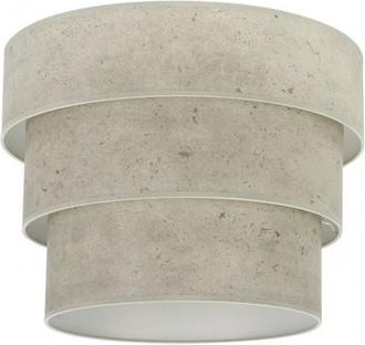 Fabrilamp Pantalla Colgante Triple Smile E27 Cemento Gris 40dx20dx26h