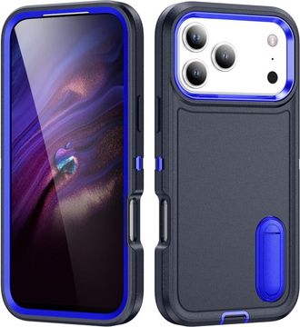OEM Funda Con Soporte Para Iphone 17 Pro - Resistente A Golpes Y Ca&iacute;das, Delgada Y Robusta, Port&aacute;til, Con Soporte Integrado