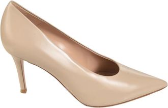 Gianvito Rossi Elegante Hakken Schoenen - Dames - Pumps - Beige - 39 1/2 EU - Schoenen