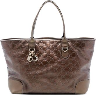 Gucci Pre-owned Gucci Metallic Guccissima Heart Bit Tote Ladies 269956 520981