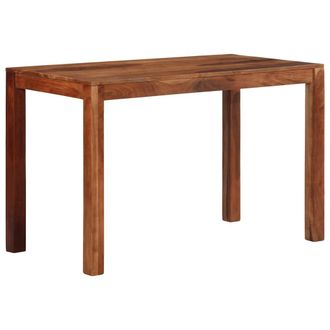 vidaXL Tavolo Da Pranzo 120x60x76 Cm In Legno Massello Di Acacia Vidaxl