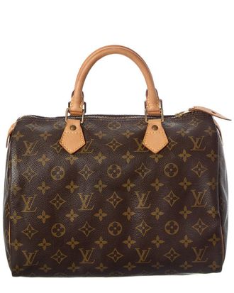 Louis Vuitton Brown Monogram Coated Canvas Speedy 30 (Authentic Pre-Loved)