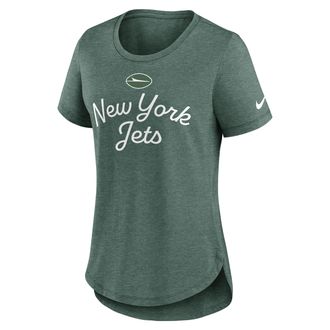 Nike New York Jets Script Nike Womens NFL T-Shirt in Green | NKMVEX5172-EVH