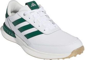 adidas S2G 24 Waterproof Leather Spikeless Golf Shoe in Ftwwht/cgr at Nordstrom Rack, Size 11.5