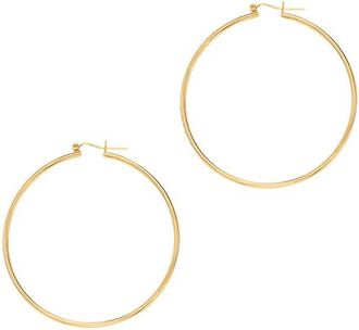 Tresorra 14K Yellow Gold Hoop Earrings