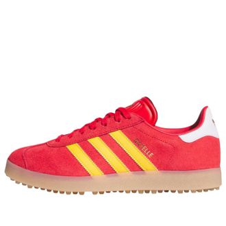 adidas Gazelle Golf Pure Ruby Crew Yellow KJ5429