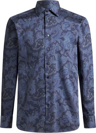 Etro Camicia con stampa paisley - Blu