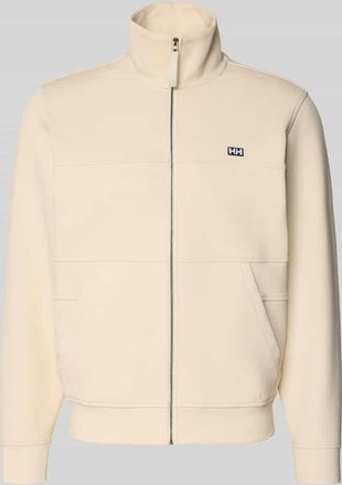Helly Hansen Sweatjacke mit Label-Patch Modell KOSTER in Offwhite, Gr&ouml;&szlig;e XXL