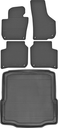 OEM Juego De Alfombrillas De Goma Para Coche Y Maletero Para Skoda Superb Ii Sed&aacute;n/hatchback (2008-2015)