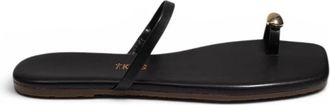 Tkees Colette Sandal - Dames - Slippers - Zwart - 37 EU - Leer - Schoenen