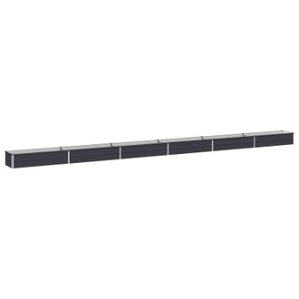vidaXL Cama De Jard&iacute;n Elevada Gris Antracita 600 X 40 X 24 Cm Vidaxl