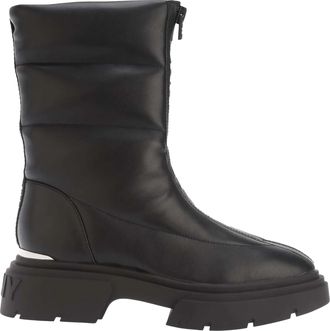 DKNY Dames Fiza Rits Detail Winterlaarzen (Zwart)